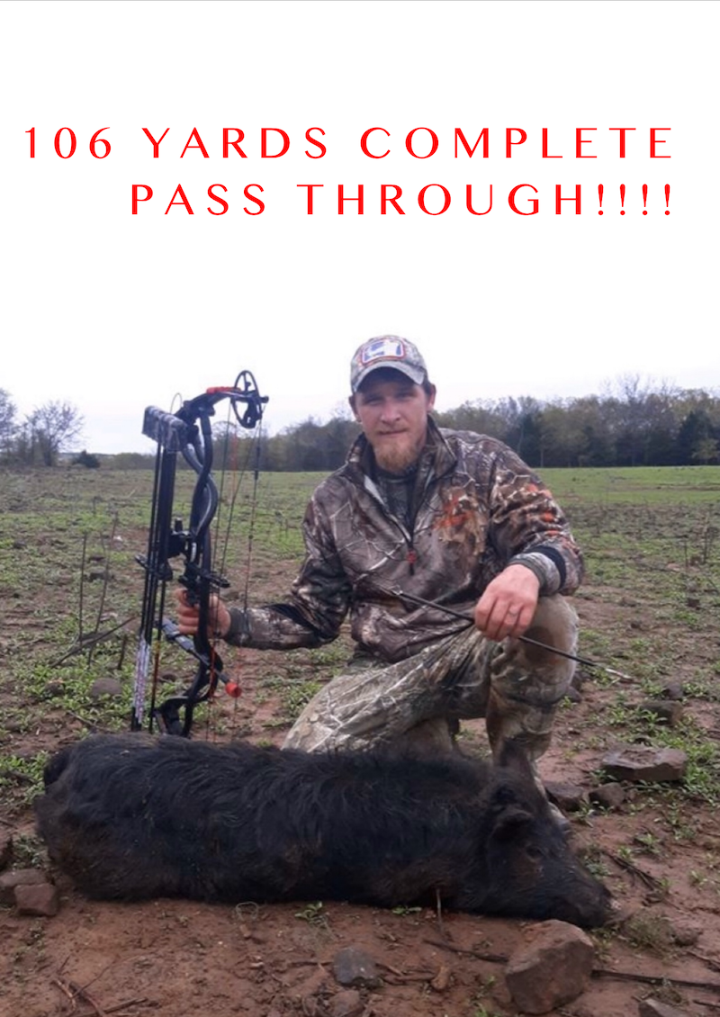 106 yards complete pass through