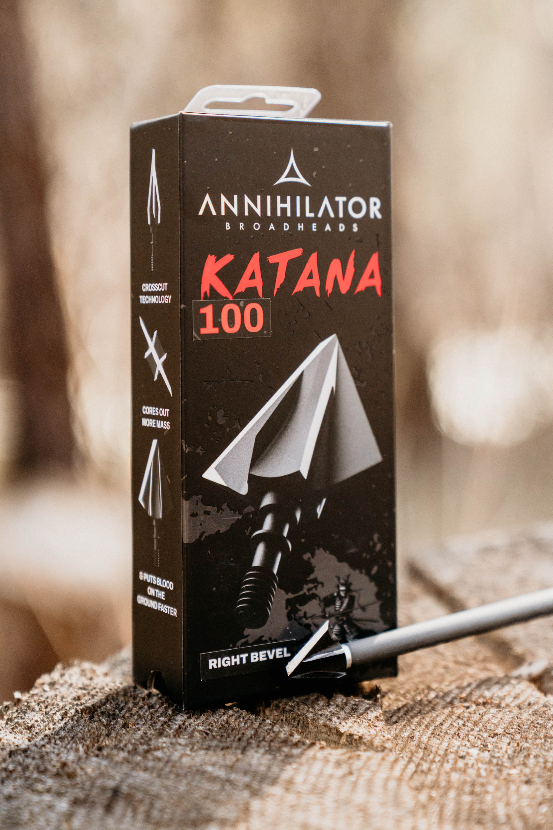 Katana 100 Grain Broadhead – Elite 2-Blade Fixed Broadhead