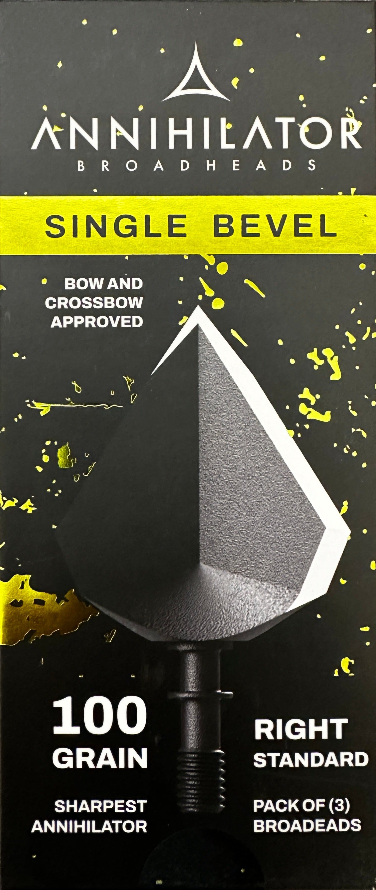 Single Bevel 100 Grain Broadheads for Precision Hunting Annihilator
