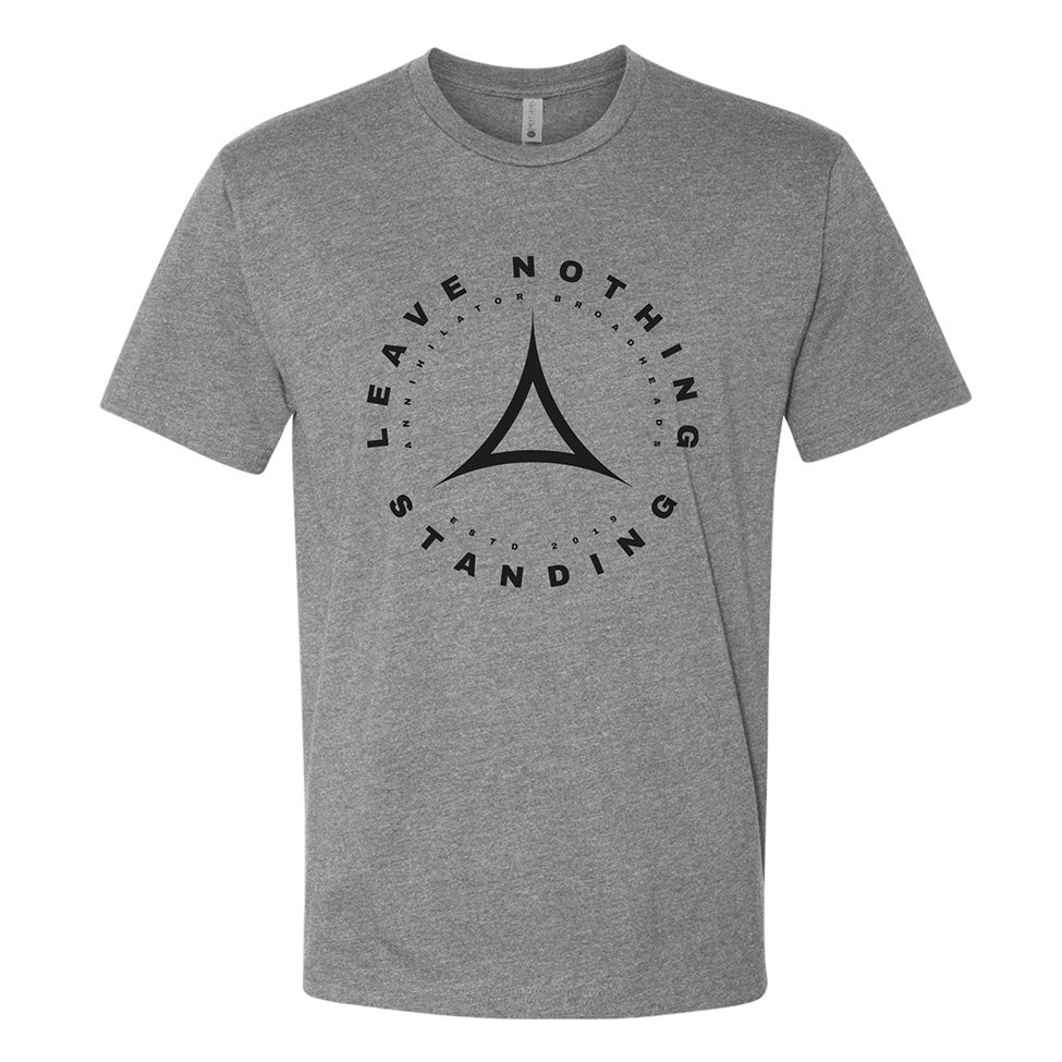 Leave Nothing Standing Tee – Heather Grey