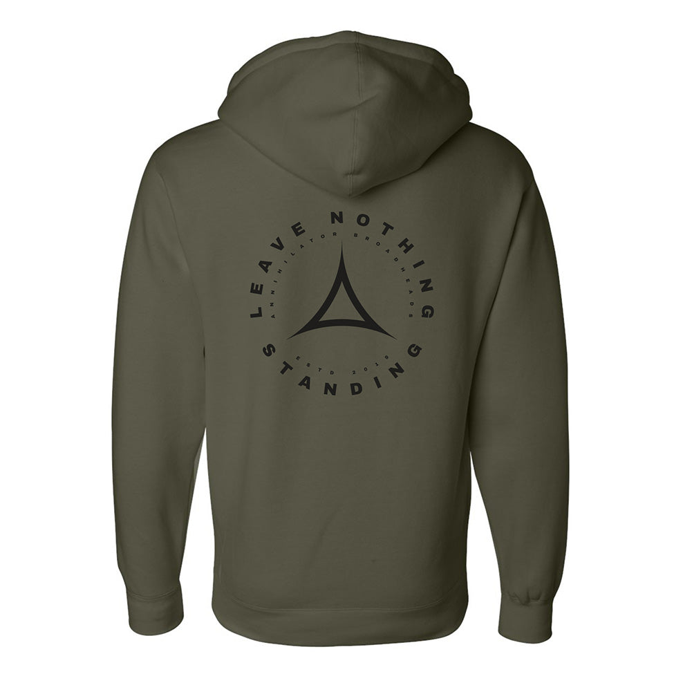 Leave Nothing Standing Hoodie – OD Green