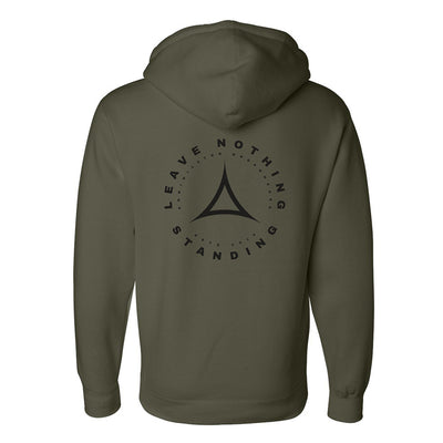 Leave Nothing Standing Hoodie – OD Green