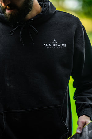 annihilator hoodie black